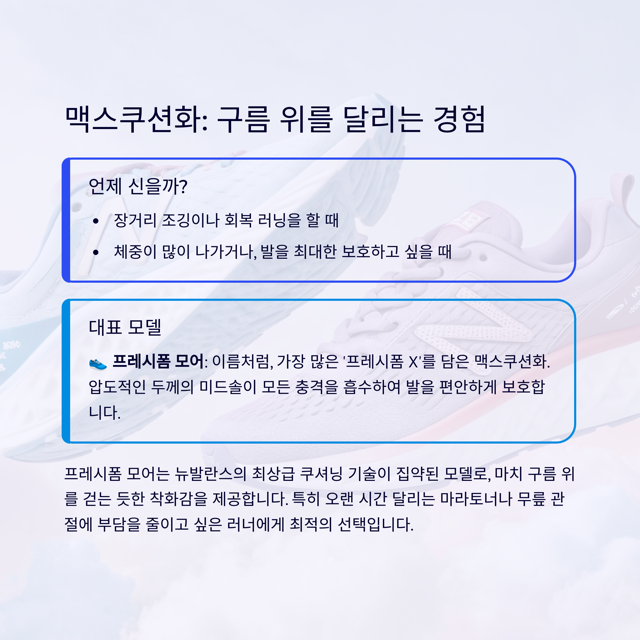 뉴발란스 러닝화 종류