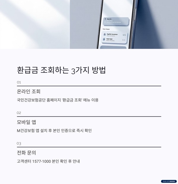 건강보험료 환급 신청 방법 총정리