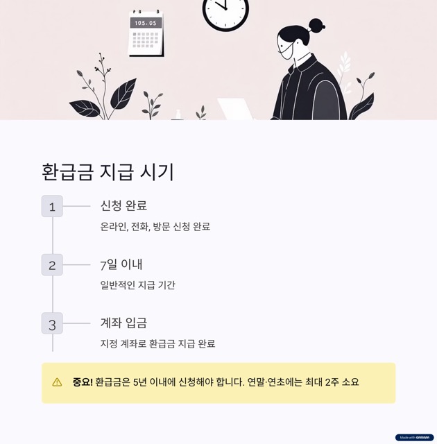 건강보험료 환급 신청 방법 총정리