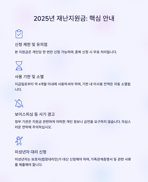 2025년 재난지원금(민생회복지원금) 25만 원 받는 법 완벽 안내