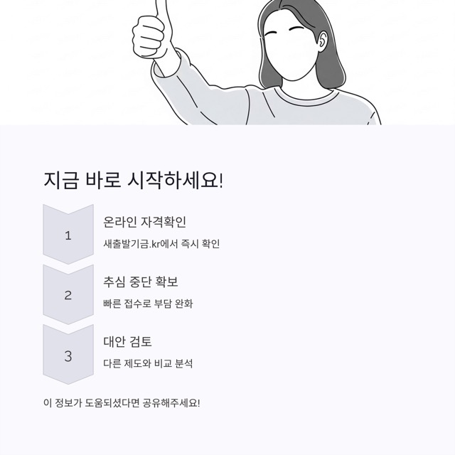 2025 새출발기금 완벽 가이드: 자격·신청·감면율·비교까지 한눈에