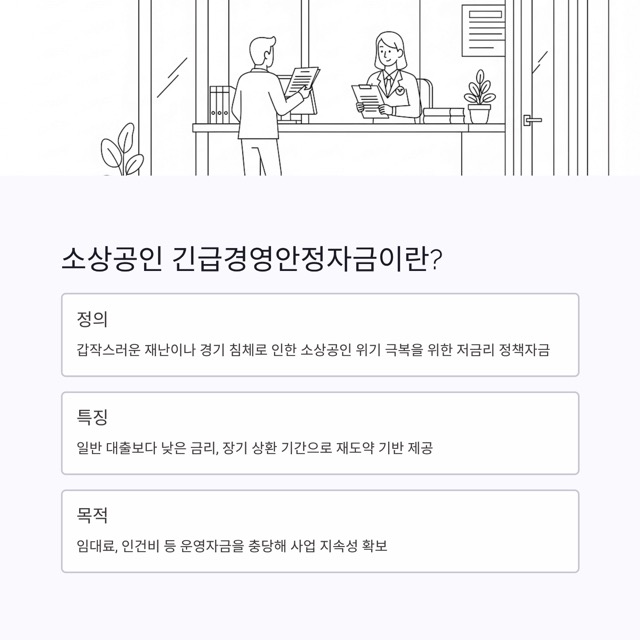 소상공인 긴급경영안정자금, 위기 속 든든한 버팀목