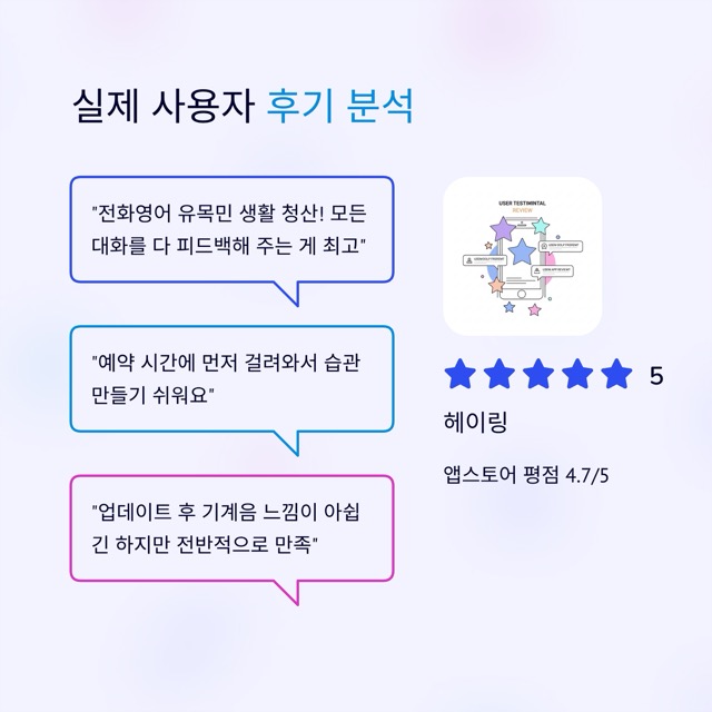 2025 AI 전화영어 비교 가이드: 업체별 특징·후기·요금·선택 팁 총정리