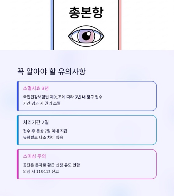국민건강보험 환급금 100% 이해 가이드