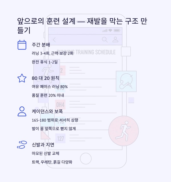 러닝 중 골반 통증, 왜 생겼을까 — 3개월 차 러너의 기록과 해결 로드맵