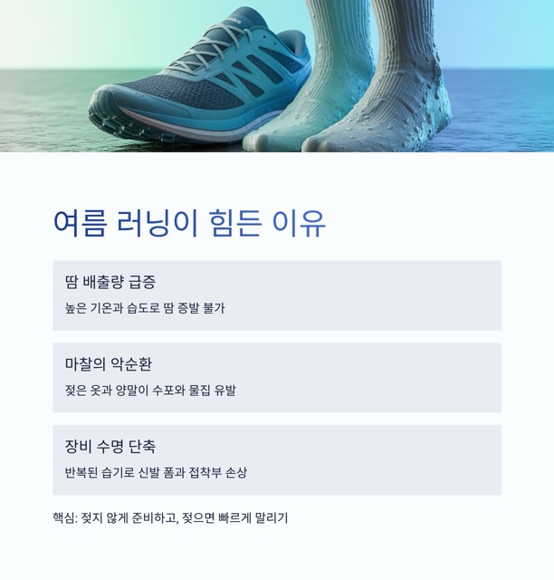 달려라 런린이 4화 - 땀쟁이 러너의 여름나기: “축축한 여름을 건너는 가장 현실적인 방법”