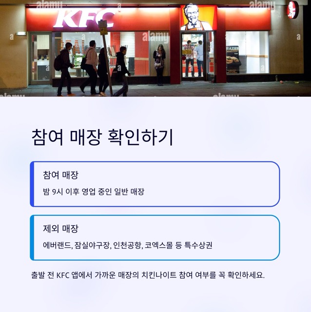 KFC 치킨나이트 제대로 즐기는 법: 매일 밤 9~10시 1+1
