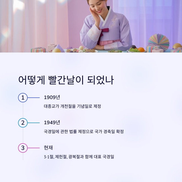 개천절 유래, 의미, 공휴일, 택배 배달, 행사 / 영어로는