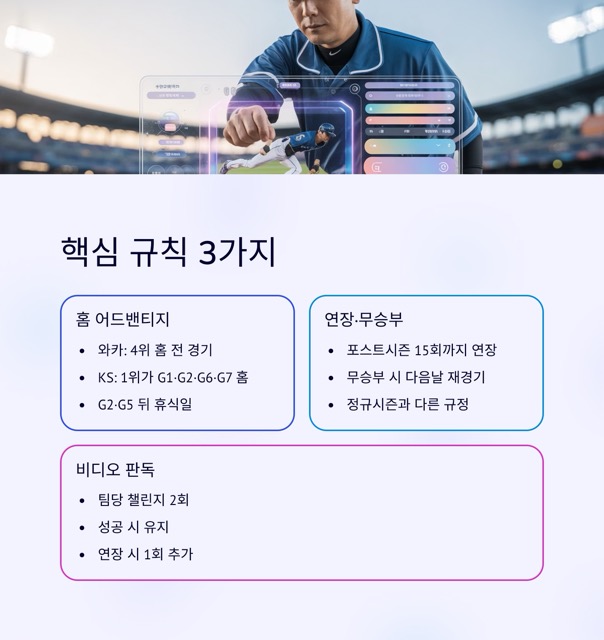 KBO 플레이오프 2025 완전 가이드: 일정·방식·규칙·순위·확률·예매(티켓)까지