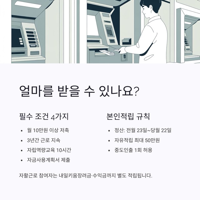 희망저축계좌2 조건, 신청기간, 서류, 신청방법