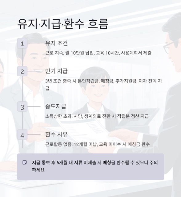 희망저축계좌2 조건, 신청기간, 서류, 신청방법