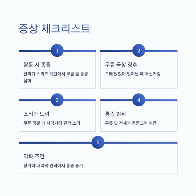 러너스 니 완전 가이드 : 정의·원인·자가 체크·치료·운동 루틴·재발 방지까지