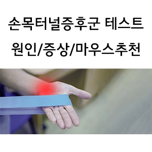 손목터널증후군 테스트 원인 증상 마우스추천