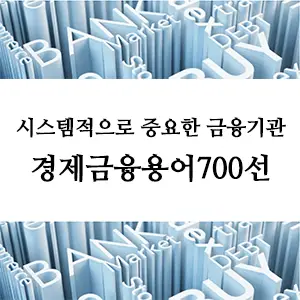 경제금융용어 700선-시스템적으로 중요한 금융기관