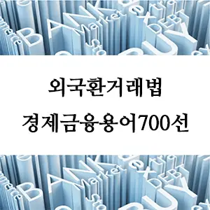 경제금융용어 700선-외국환거래법