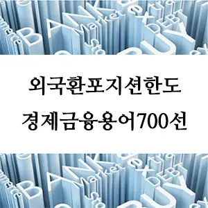경제금융용어 700선-외국환포지션한도