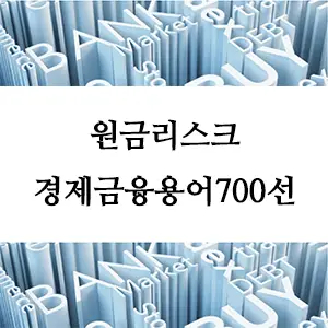 경제금융용어 700선-원금리스크