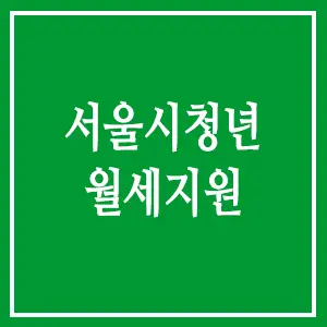 서울시청년 월세지원