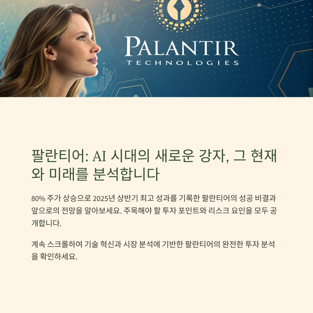 팔란티어(Palantir)의 현재와 미래 전망