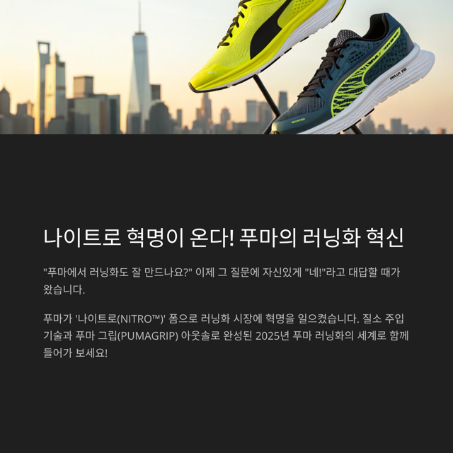 푸마 러닝화 종류