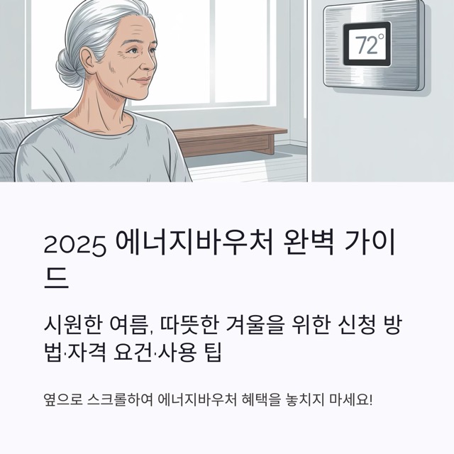 2025 에너지바우처 완벽 가이드
