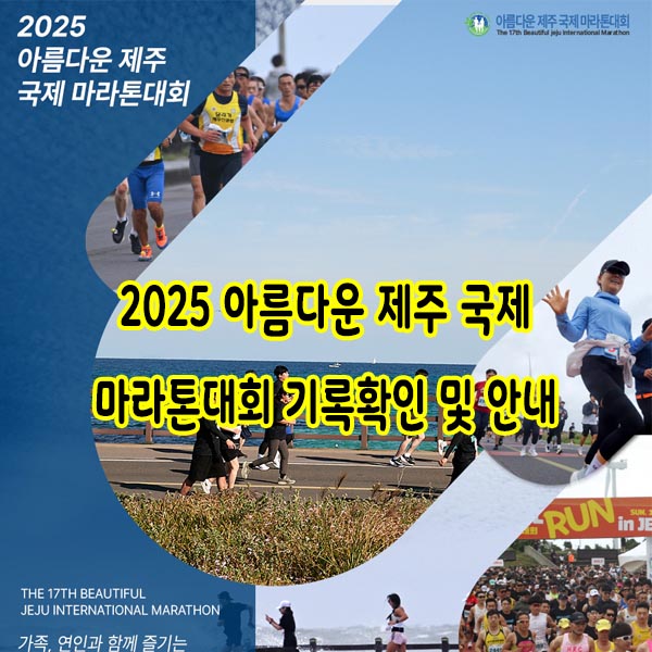 제17회 아름다운 제주 국제 마라톤대회 기록확인 완벽 가이드