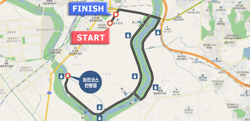 제14회 광주평화통일마라톤 기록확인 가이드(대회안내·코스·기록조회 총정리)