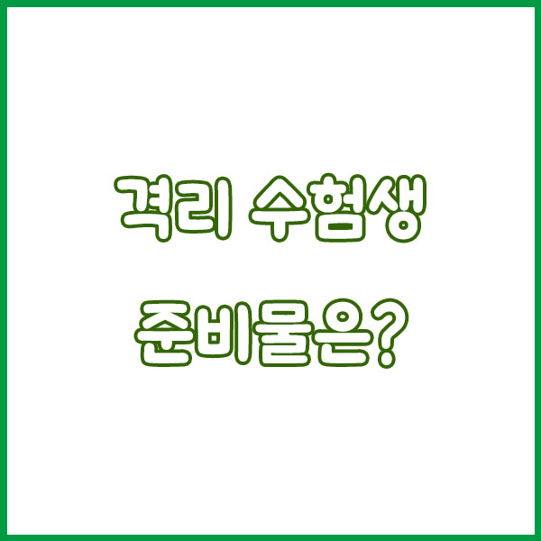 수능날 독감 확진되면? 격리 수험생 시험 보는 법 총정리