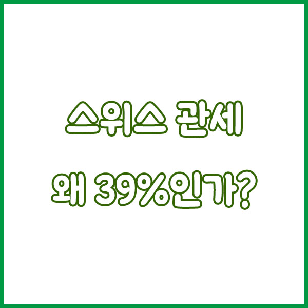 스위스 39% 관세 낮추나… Swatch, Richemont 주가 급등